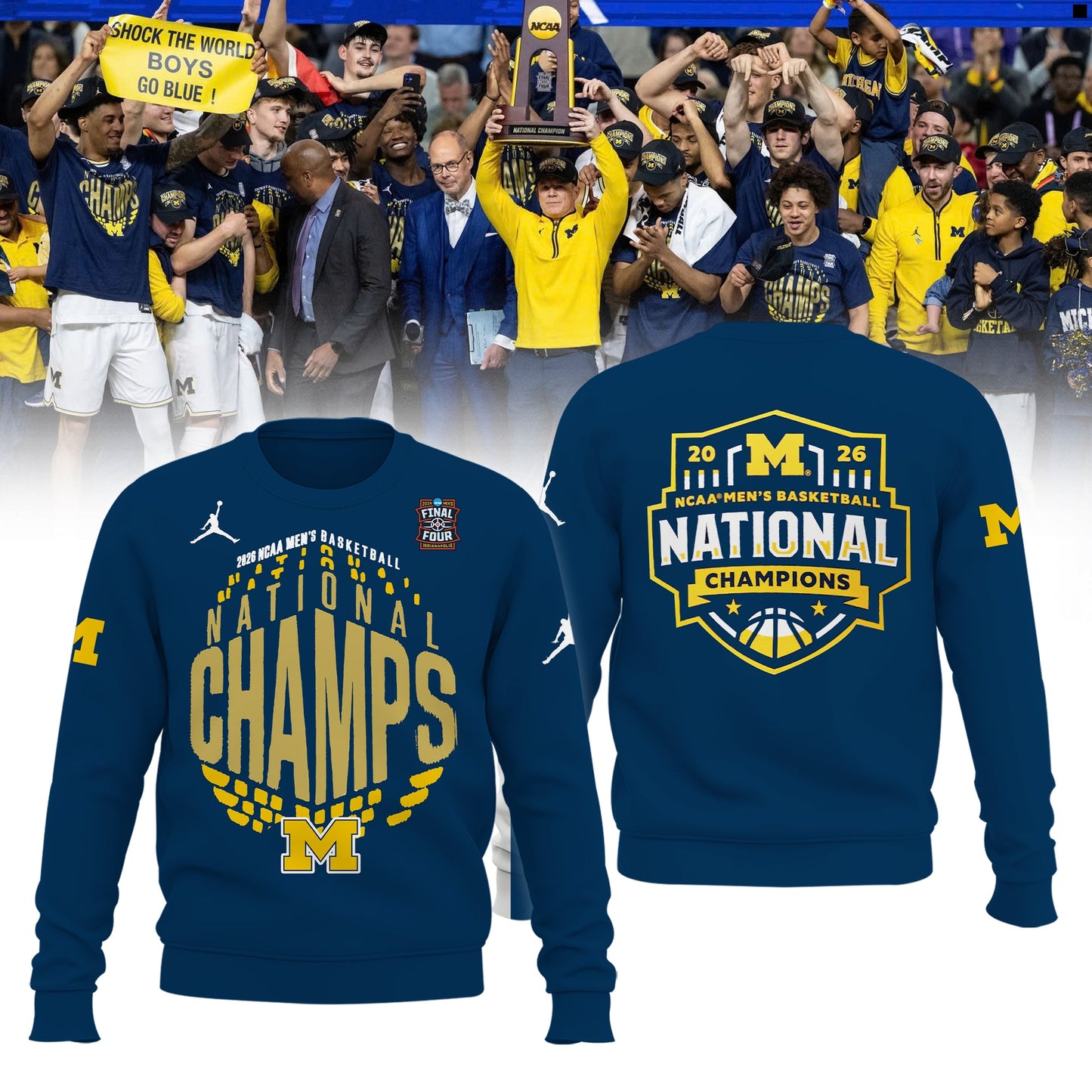 Limited Edition Michigan 2026 Men’s Basketball National Champions Shirt