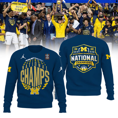 Limited Edition Michigan 2026 Men’s Basketball National Champions Shirt