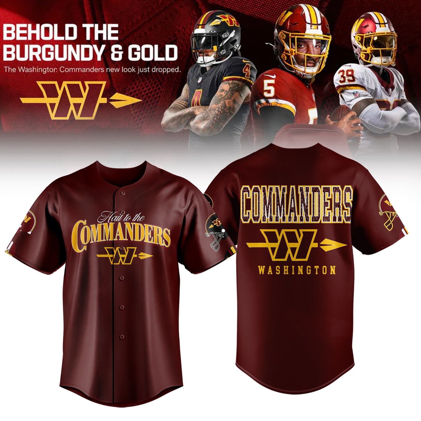 Limited Edition W.Commanders Franchise Focus Club Shirt