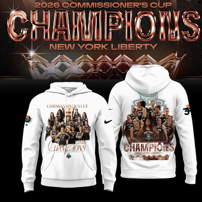 Liberty 🗽2026 Commissioner’s Cup Champions 🏀🏆 Hoodie