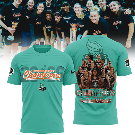 Limited Edition NY Liberty 2026 Commissioner’s Cup Champions Shirt