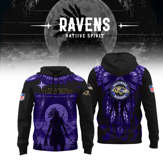 Limited Editon Baltimore Ravens Native Spirit Heritage 2026 Shirt