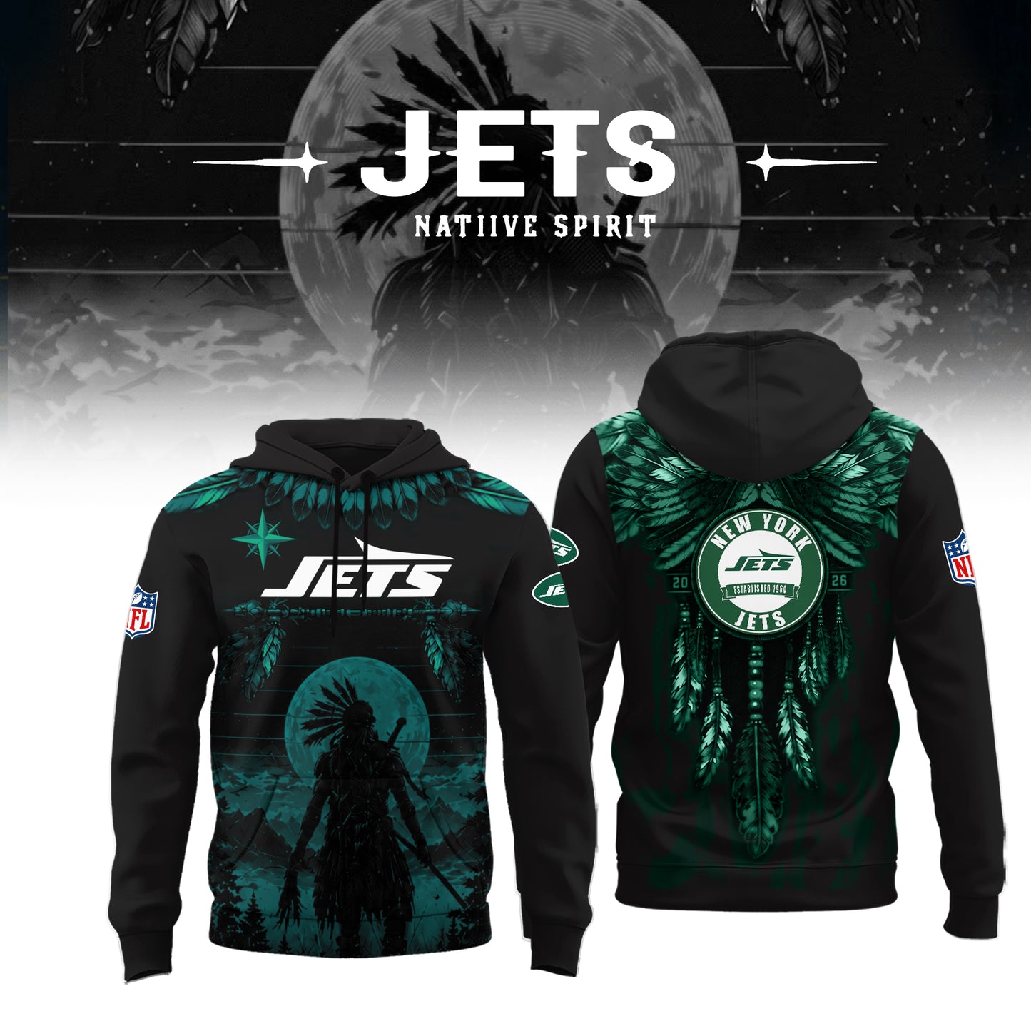 Limited Editon New York Jets Native Spirit Heritage 2026 Shirt