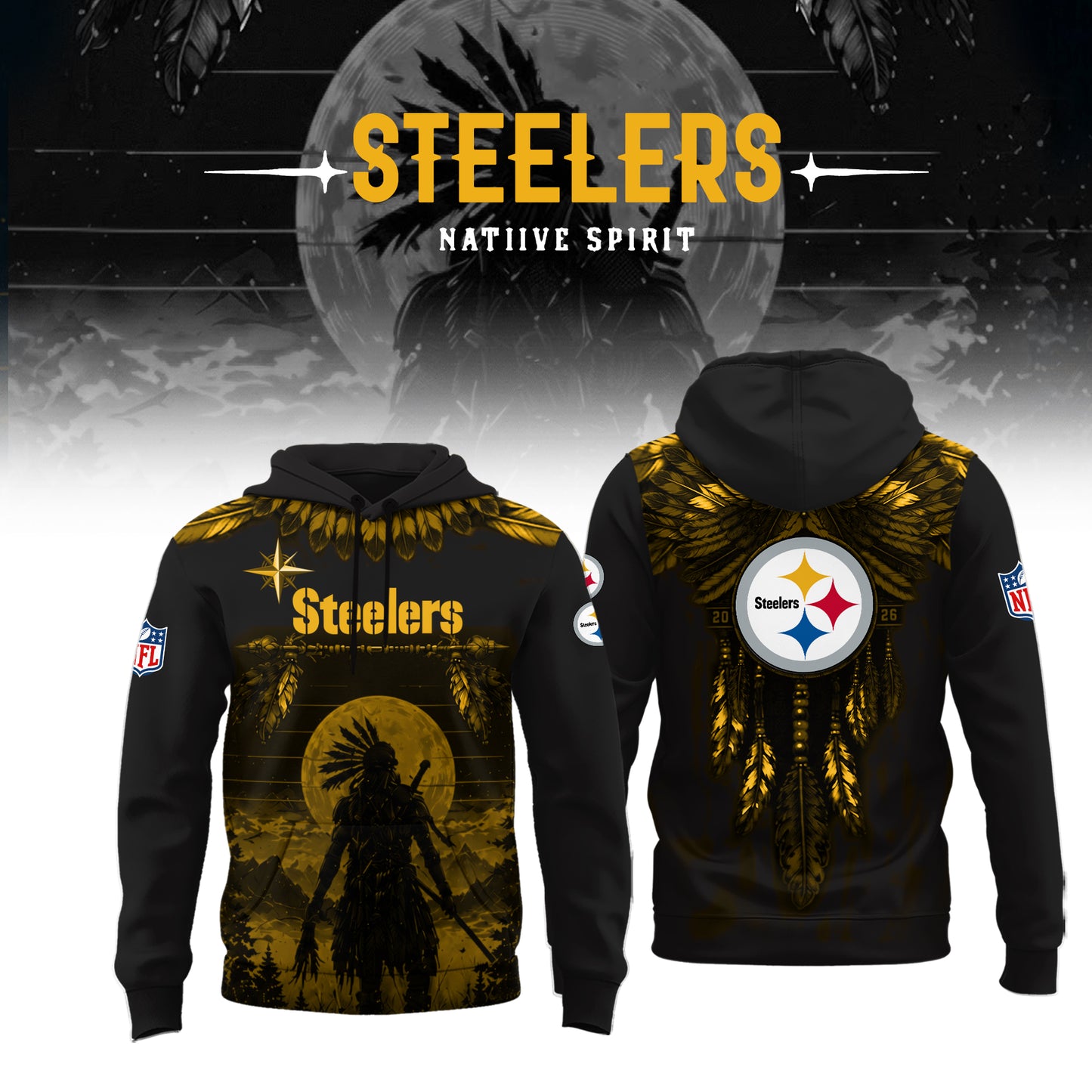 Limited Editon Pittsburgh Steelers Native Spirit Heritage 2026 Shirt