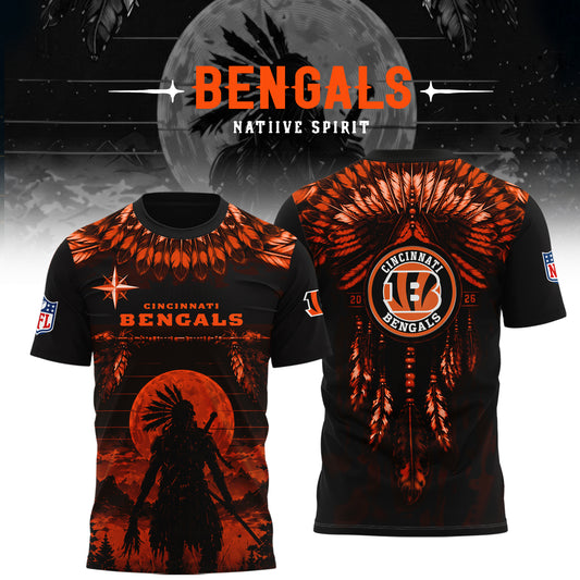 Limited Editon Cincinnati Bengals Native Spirit Heritage 2026 Shirt