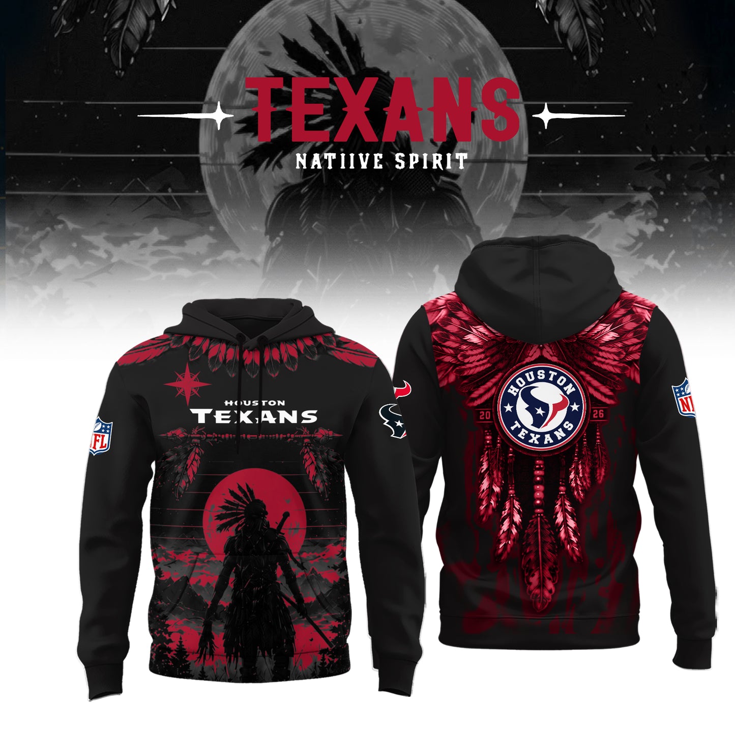 Limited Editon Houston Texans Native Spirit Heritage 2026 Shirt