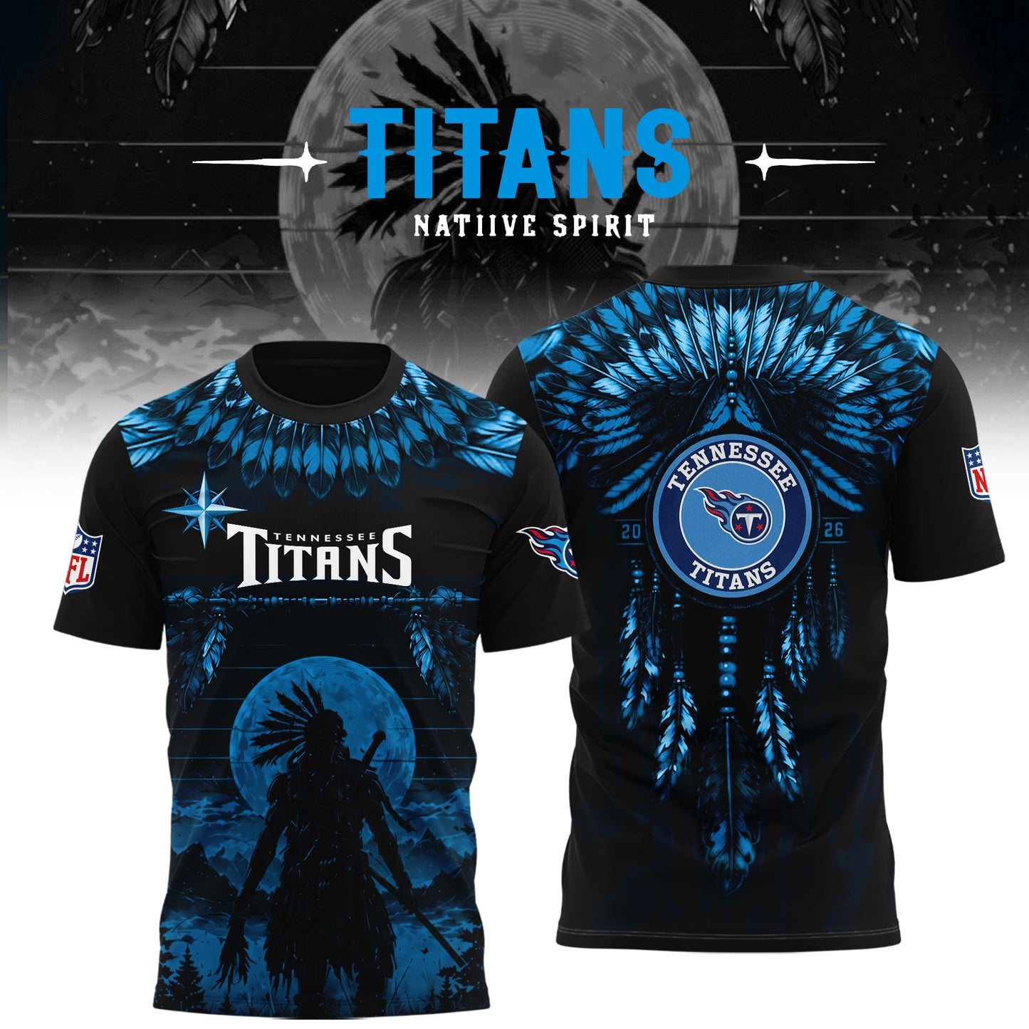 Limited Editon Tennessee Titans Native Spirit Heritage 2026 Shirt