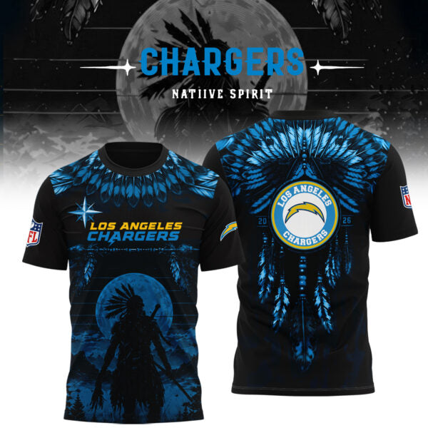 Limited Editon Los Angeles Chargers Native Spirit Heritage 2026 Shirt