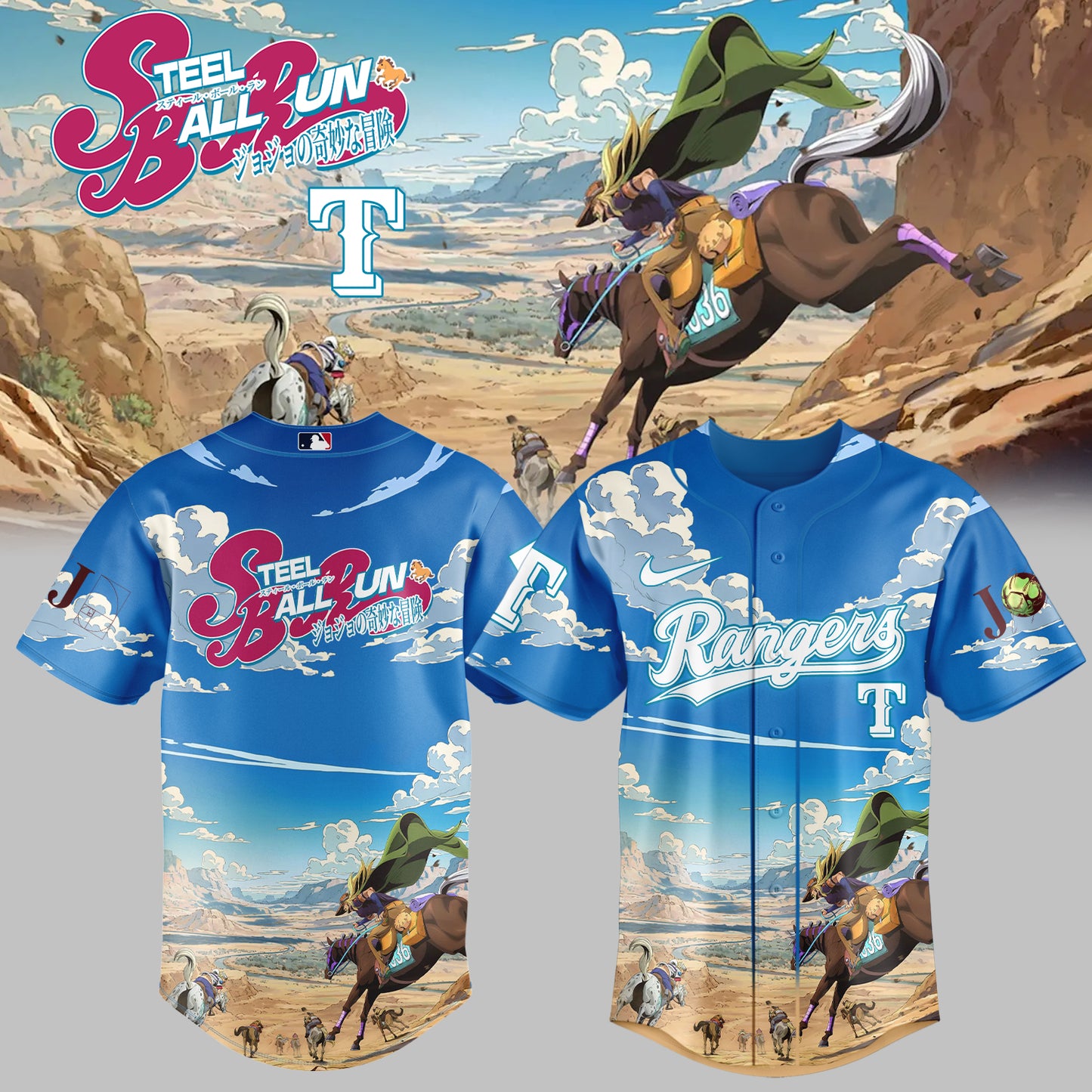 ALL TEAMS x Steel Ball Run Limited Jersey