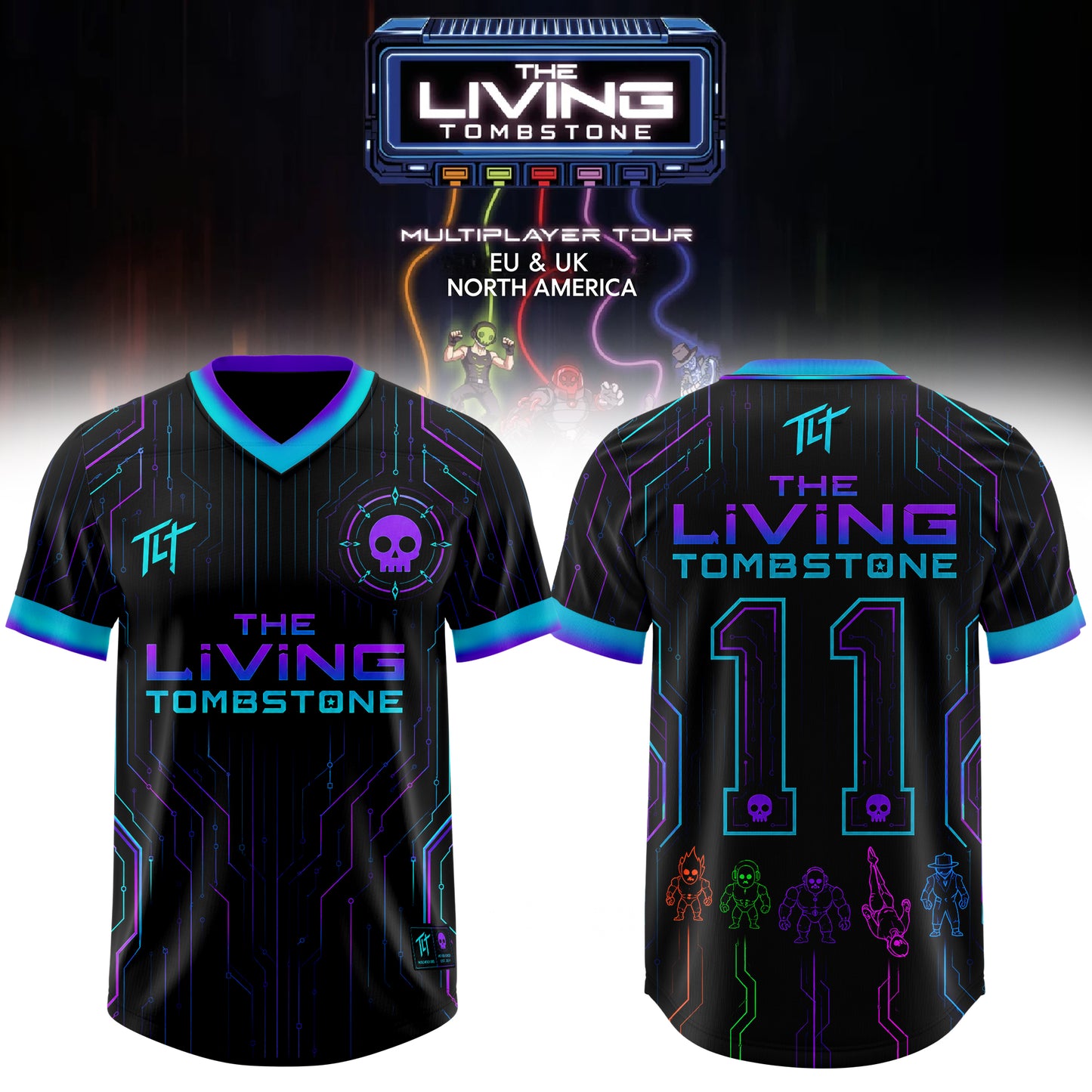 The Living Tombstone: Multiplayer Tour 2026 Exclusive Football/Soccer Jersey