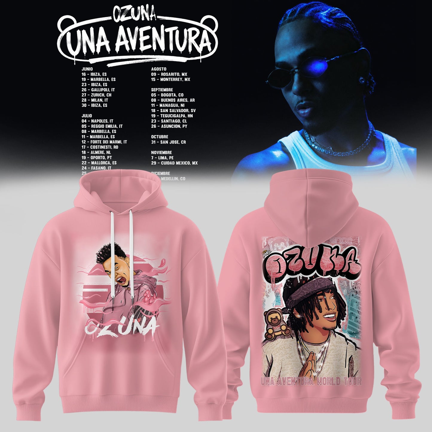 OZUNA – UNA AVENTURA WORLD TOUR COLLECTION HOODIE