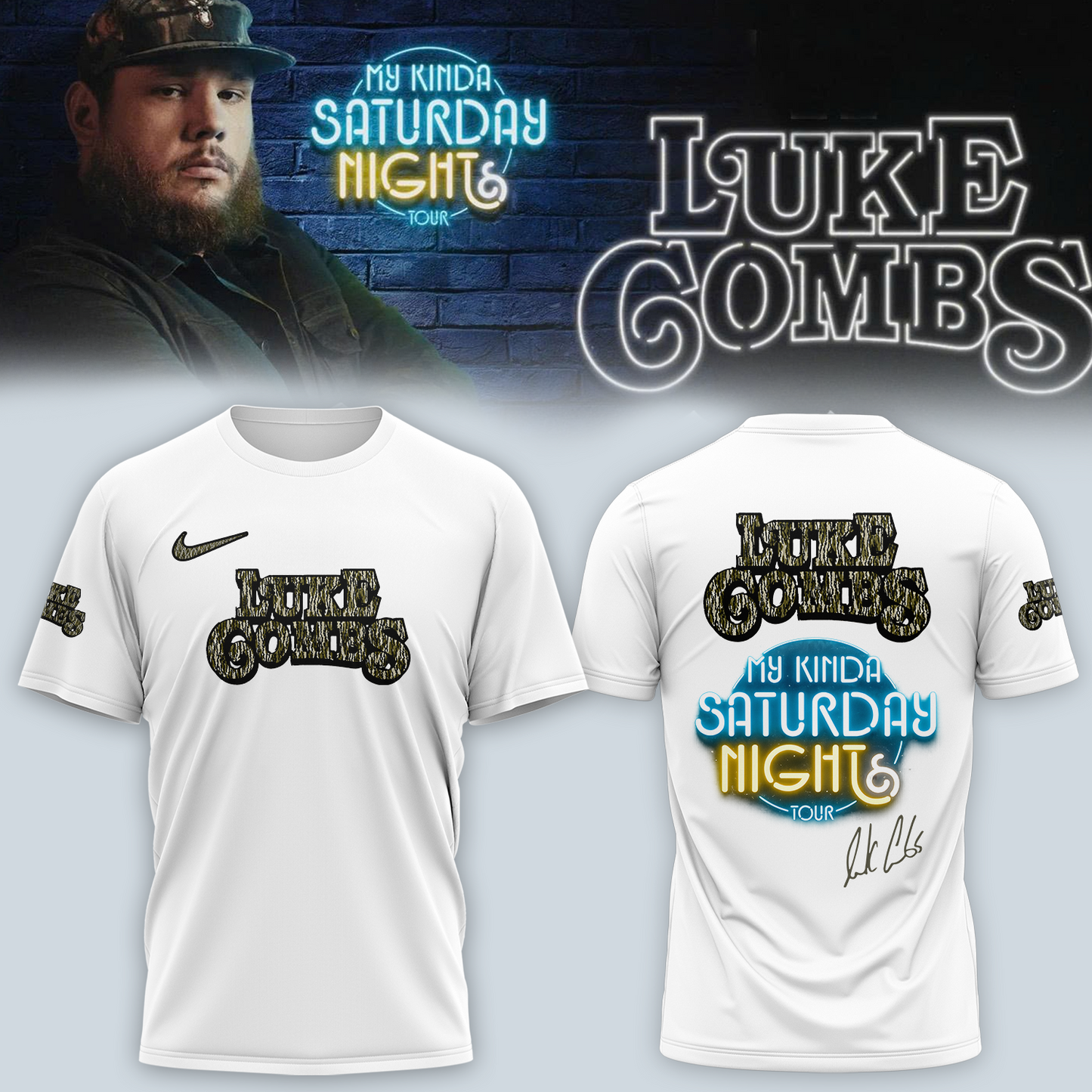 LC ”My Kinda Saturday Night Tour 2026” Limited Edition Signature – T-shirt