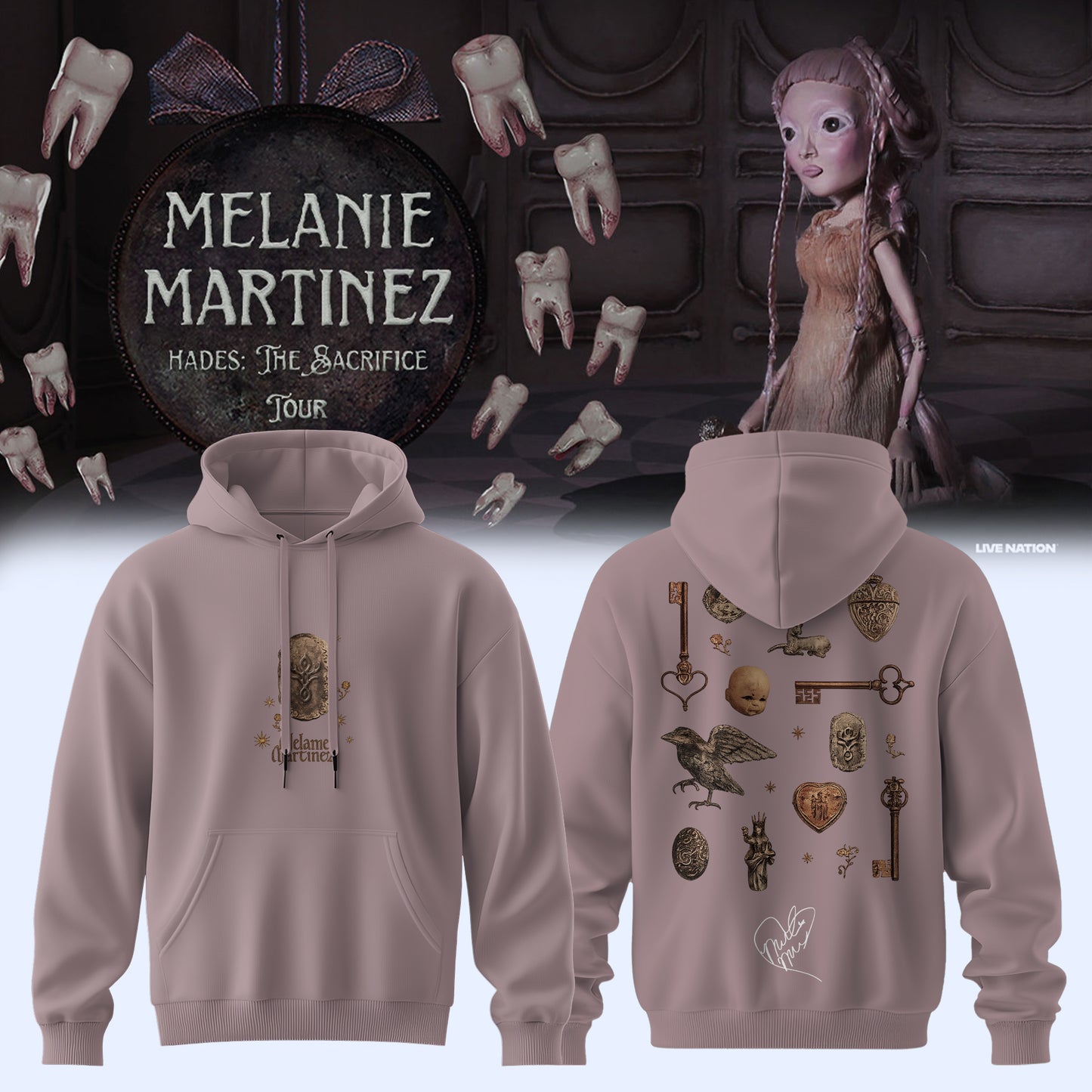 Melanie Martinez ”HADES: THE SACRIFICE TOUR 2026” Limited Edition Signature – Hoodie