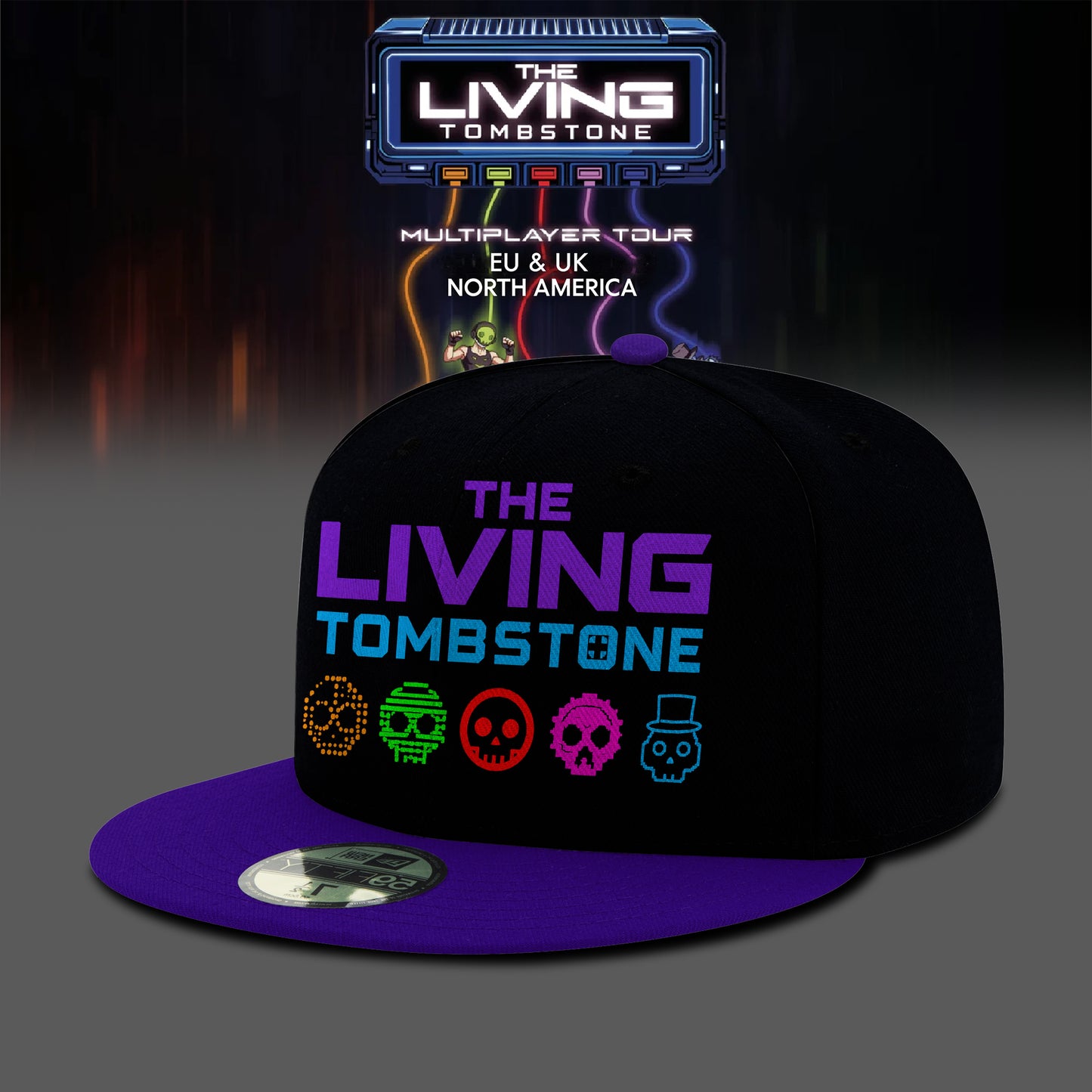 _The Living Tombstone: Multiplayer Tour 2026 Limited Snapback Cap