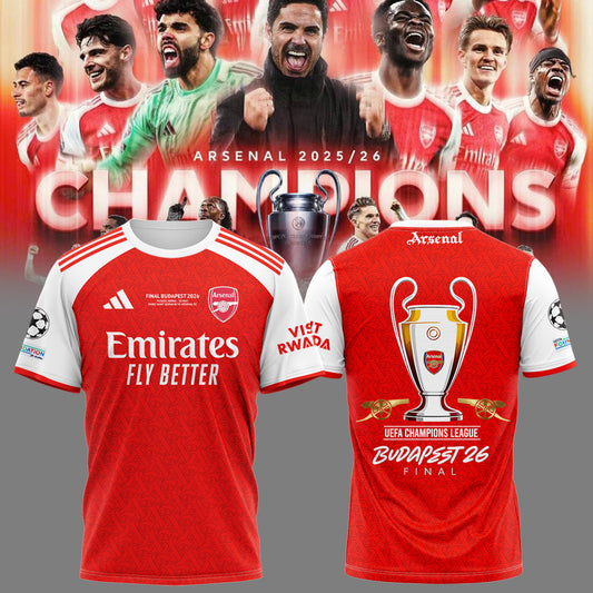 ,,Arsenal Champions League Winners 25/26 Jersey