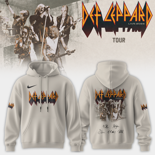 .Def Leppard Live 2026 Limited Edition Signature – Hoodie