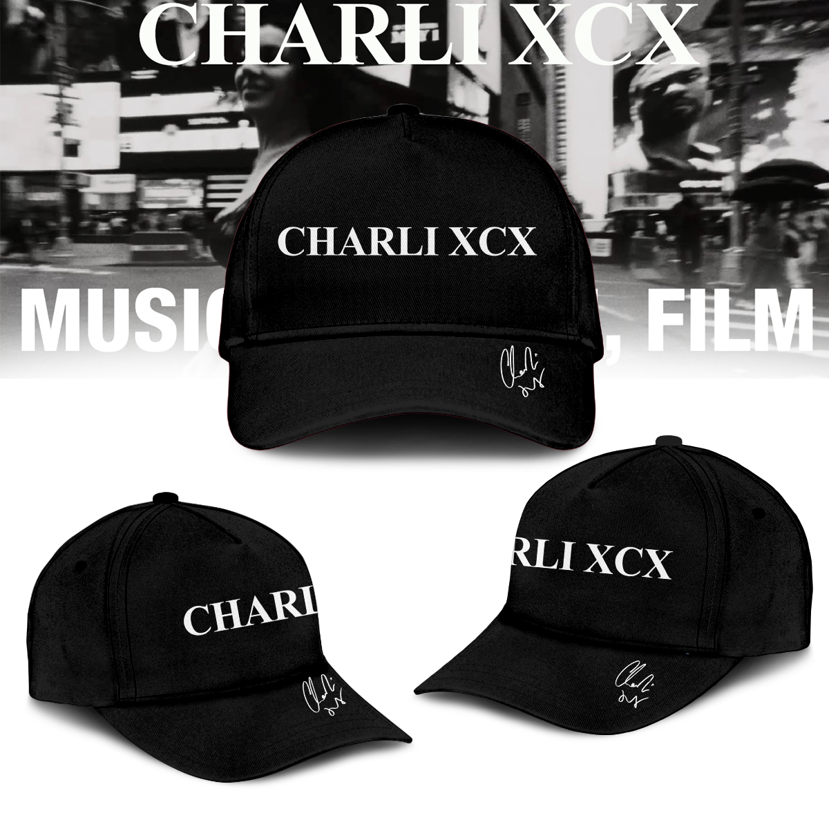 Charli_XCX “Album Music, Fashion, Film ” – TShirt