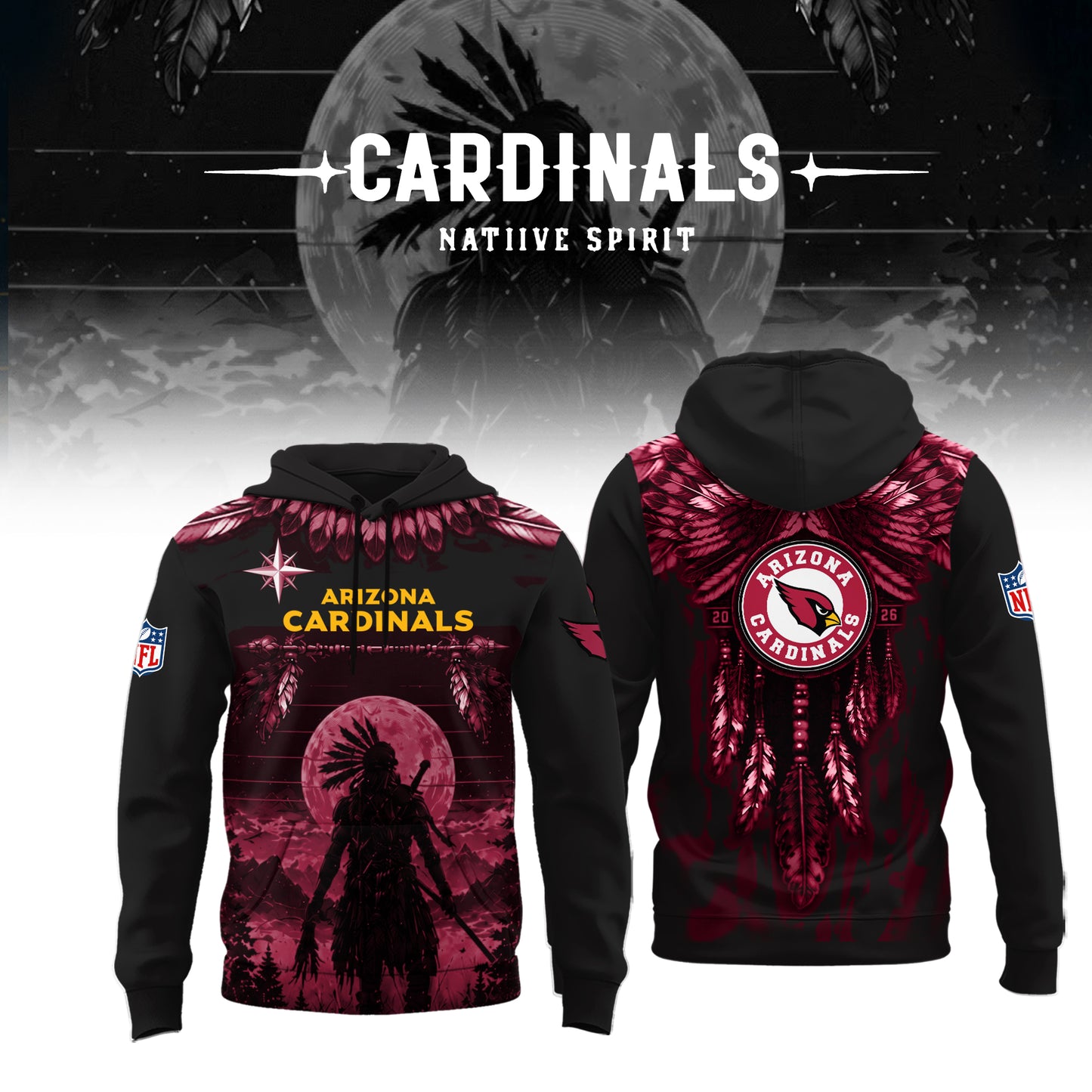 Limited Editon Arizona Cardinals Native Spirit Heritage 2026 Shirt