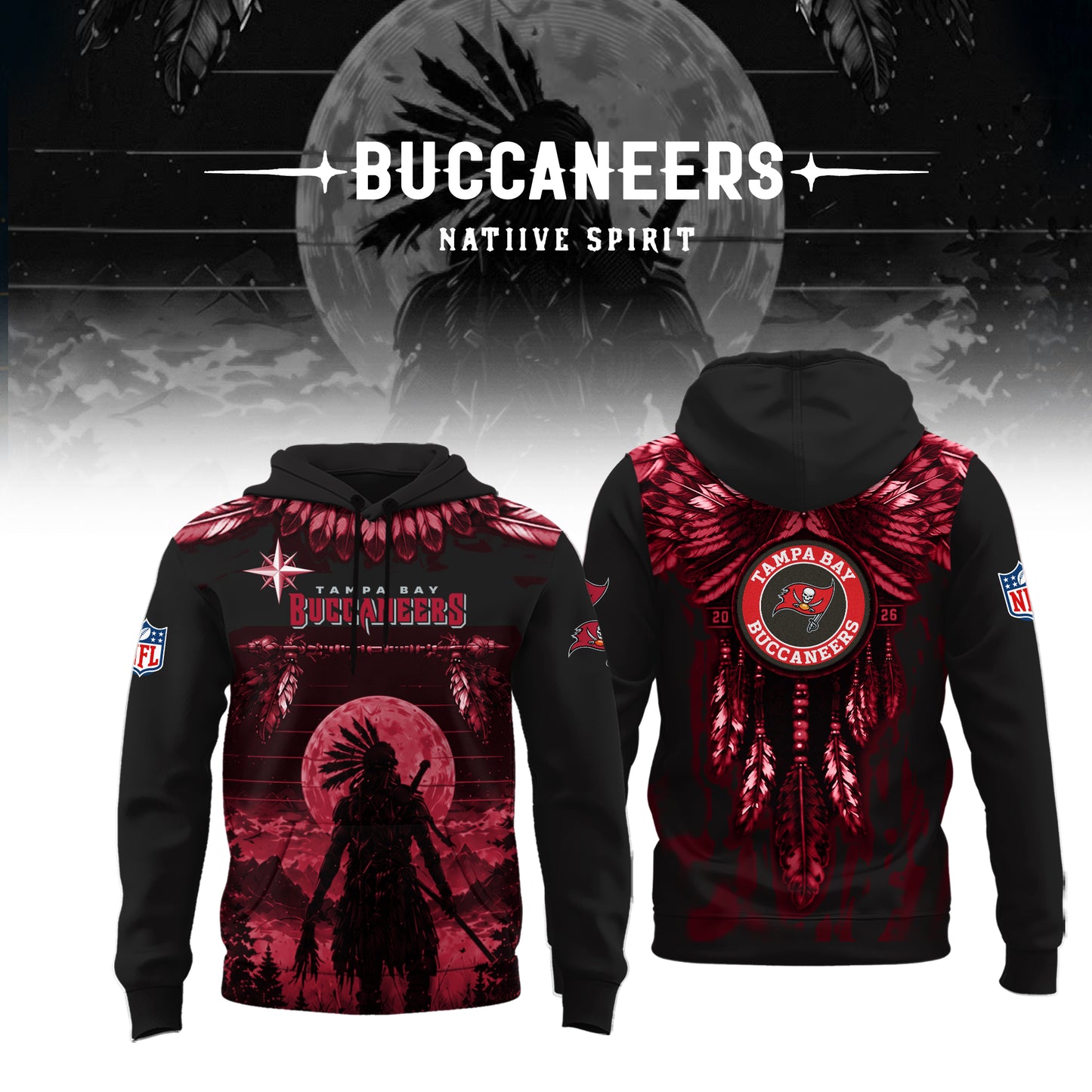 Limited Editon Tampa Bay Buccaneers Native Spirit Heritage 2026 Shirt