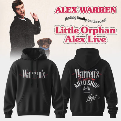 ,.Alex Warren’s “Little Orphan Alex” Tour Hoodie