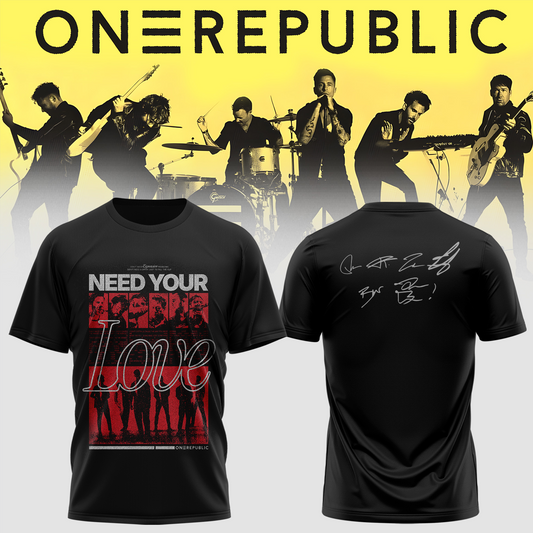 OneRepublic Official Tour TShirt