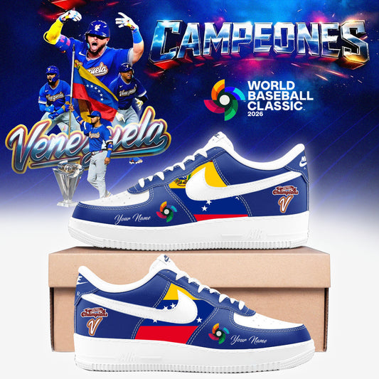 Venezuela 2026 World Baseball Classic Champions Limited Edition AF1 Sneaker