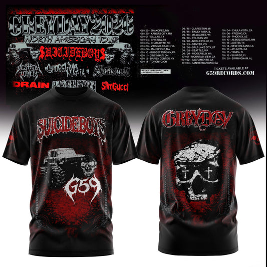 Greyday 2026 – North American Tour T-Shirt