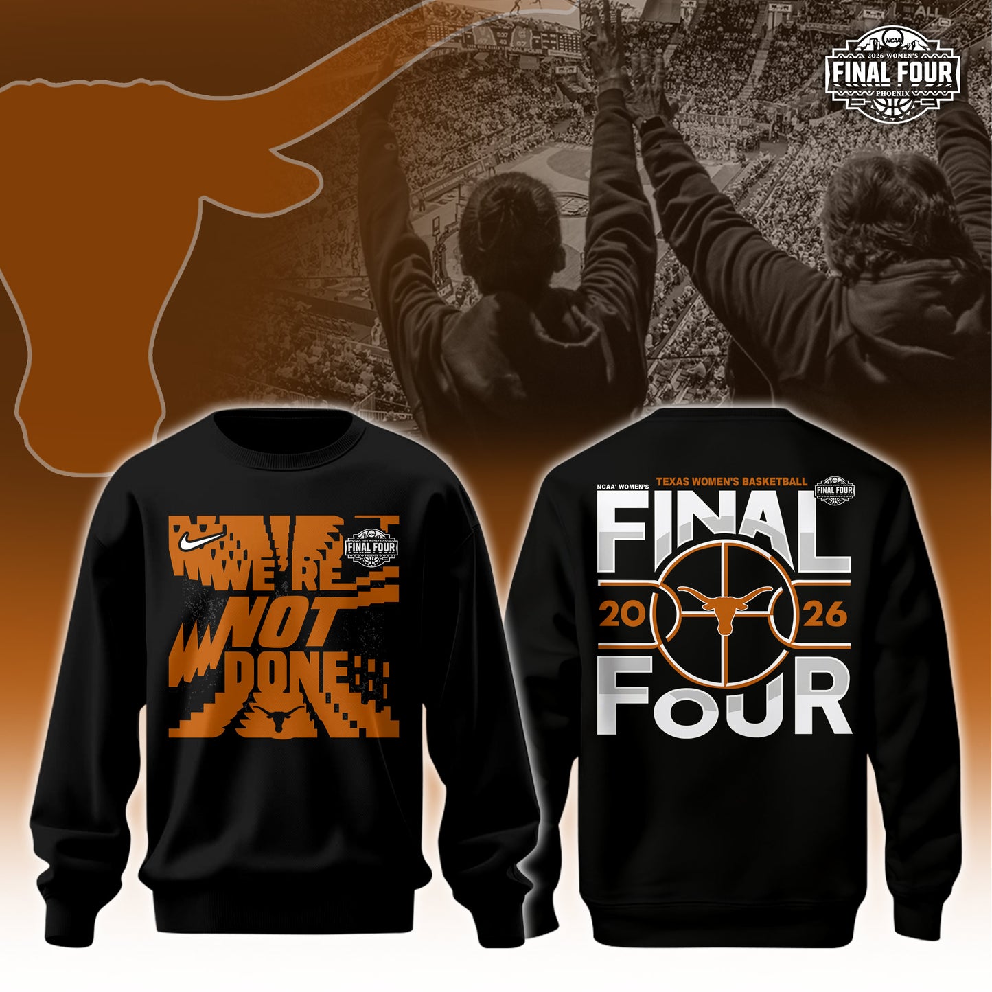 TEX 2026 Women’s Basketball Five Four Sweatshirt Limited Edition