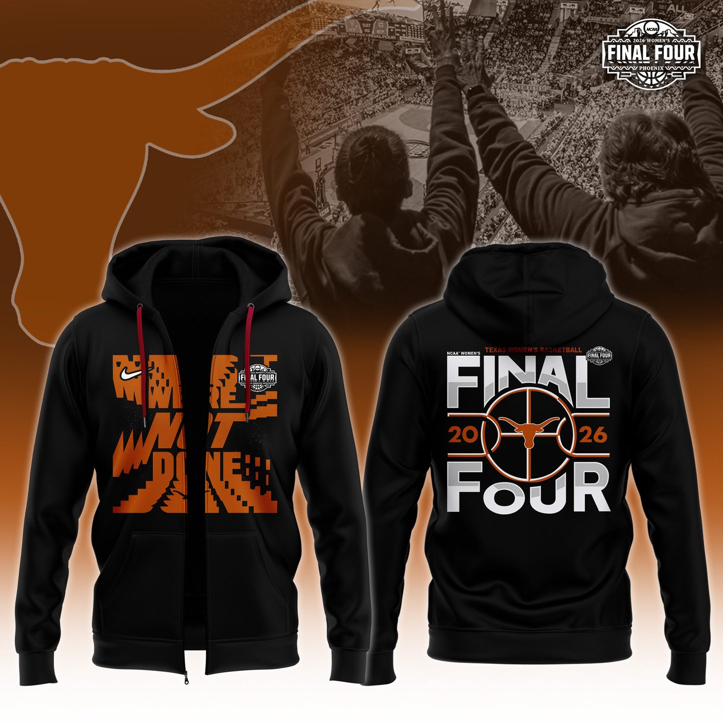 TEX 2026 Women’s Basketball Five Four ZipHoodie Limited Edition