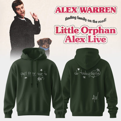 ,.Alex Warren’s “Little Orphan Alex” Tour Hoodie