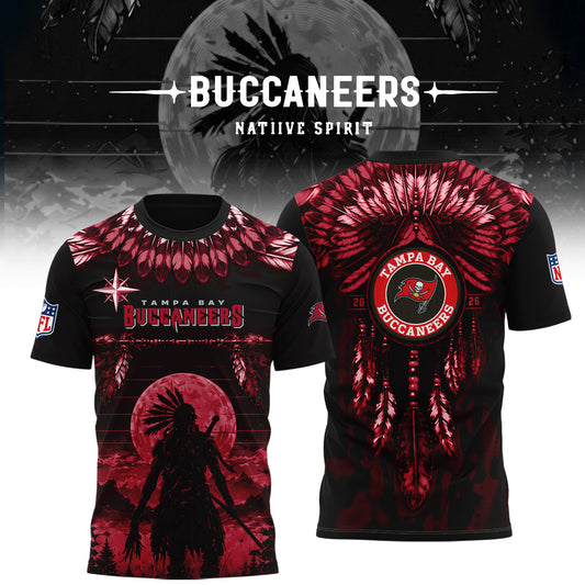 Limited Editon Tampa Bay Buccaneers Native Spirit Heritage 2026 Shirt
