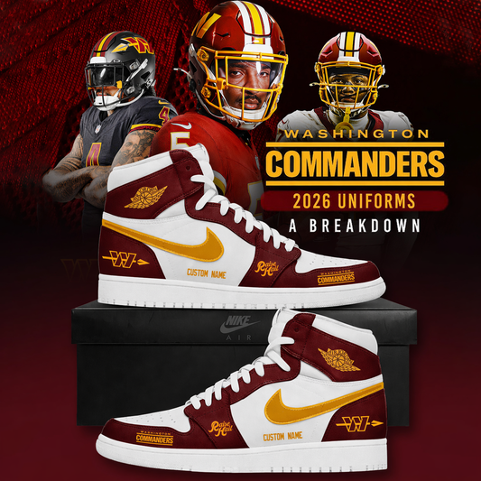 Washington Commanders Franchise Focus Club Fleece JD1 Sneaker V3