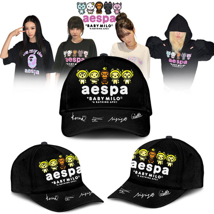 .aespa x BAPE signed TShirt
