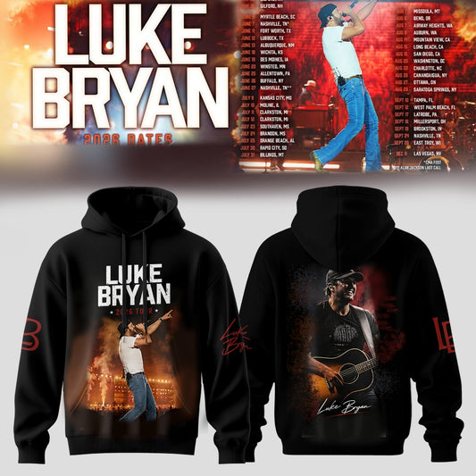 LUKE BRYAN 2026 TOUR MERCH – COUNTRY NIGHTS HOODIE