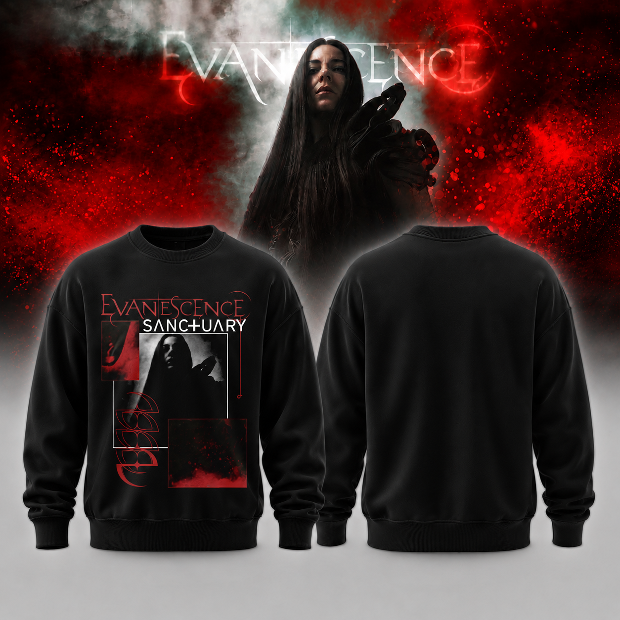 Evanescence “Sanctuary 2026 World Tour” – Sweatshirt