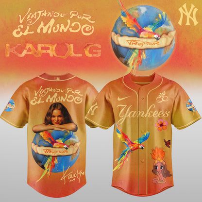 .Baseball x Karol G – Nos Vamos de Tour JERSEY(All Team)