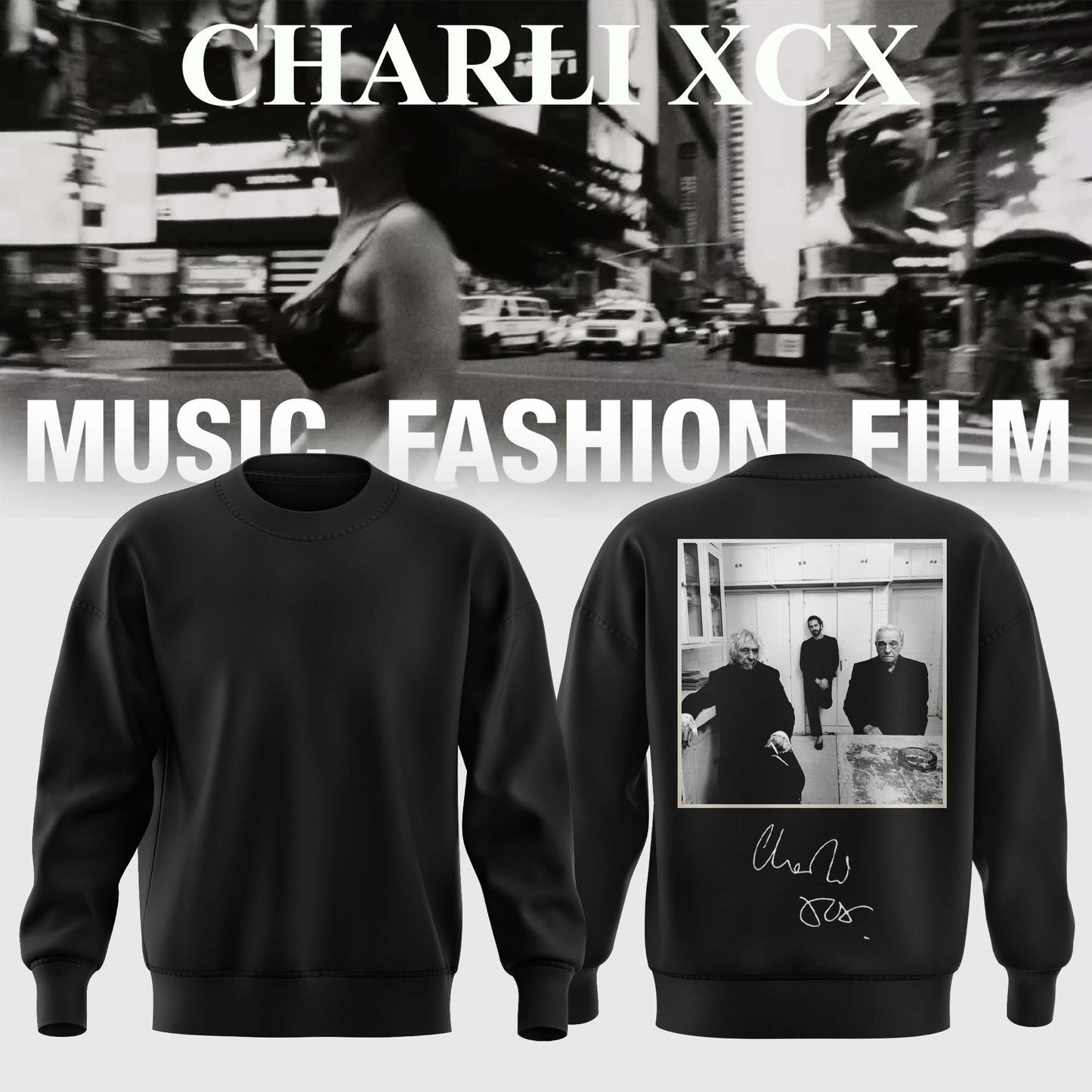 Charli_XCX “Album Music, Fashion, Film ” – Sweatshirt