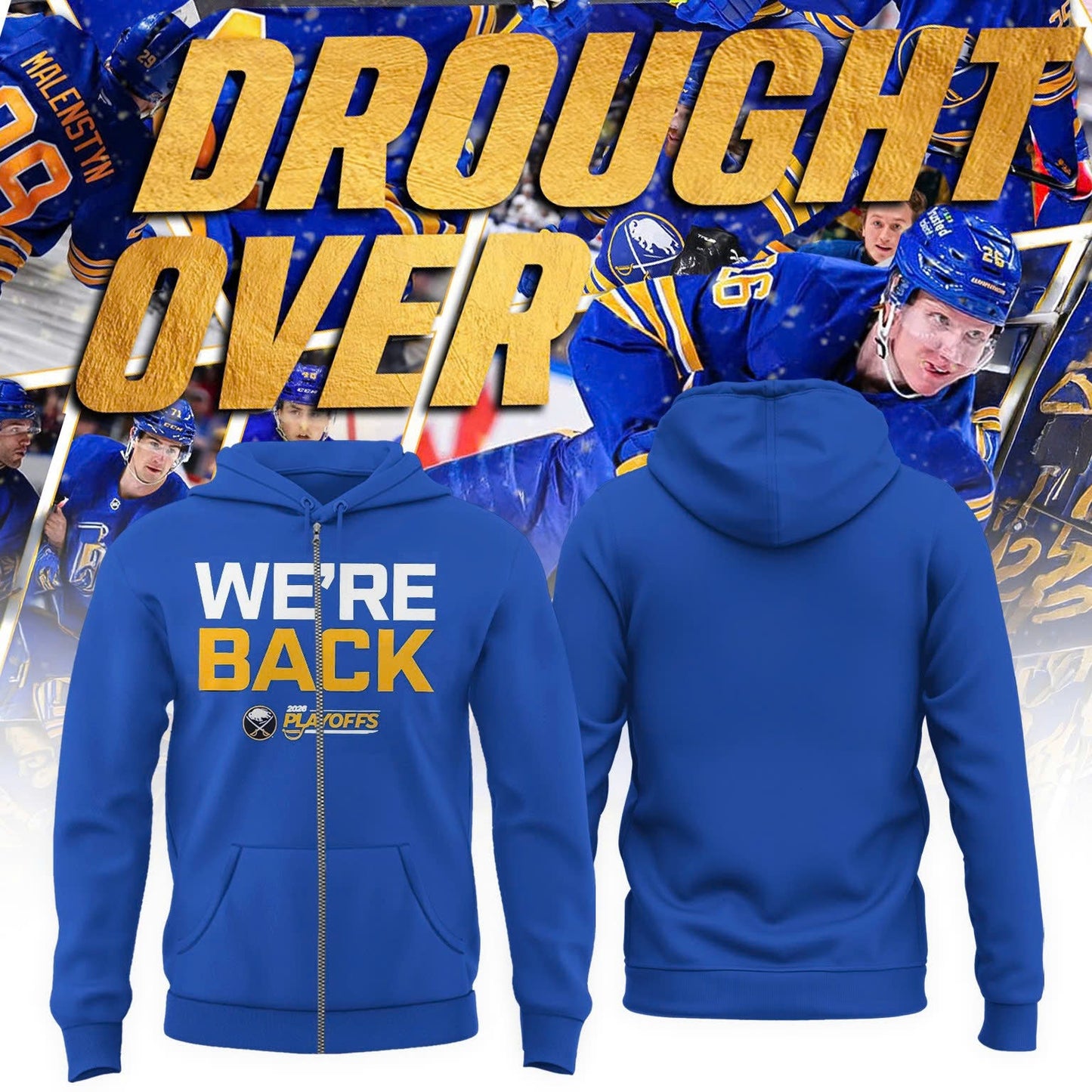Sabres Playoff Pursuit ZipHoodie