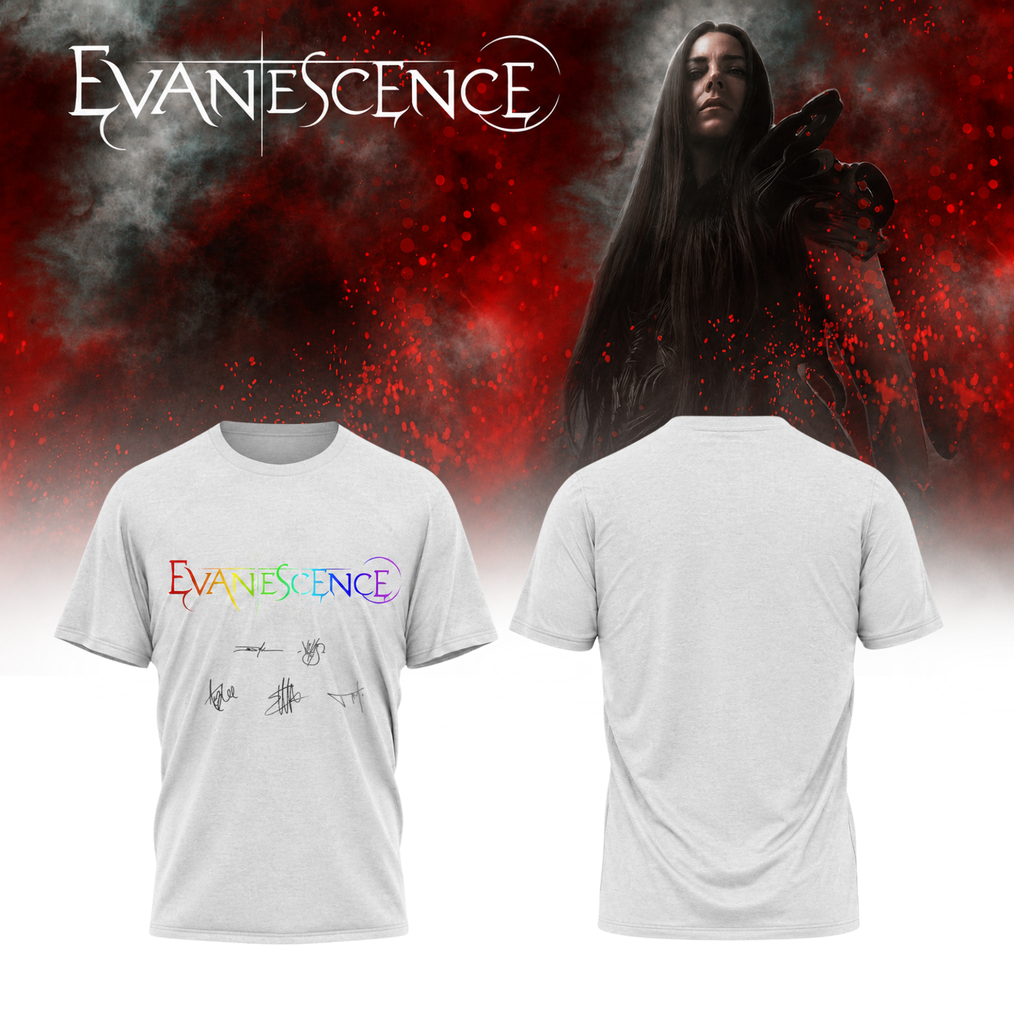 Evanescence “Sanctuary 2026 World Tour” – TShirt