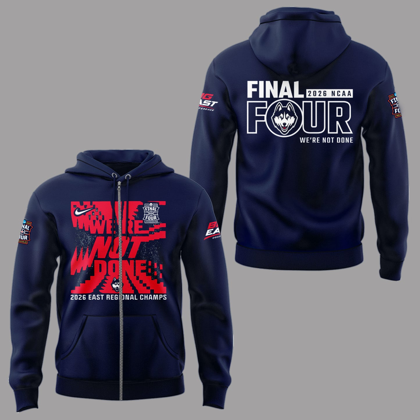 Limited Edition MBB 2026 Final Four 🏀 Zip Hoodie