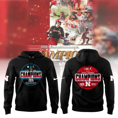 Nebraska Huskers Softball Tournament Champions shirt