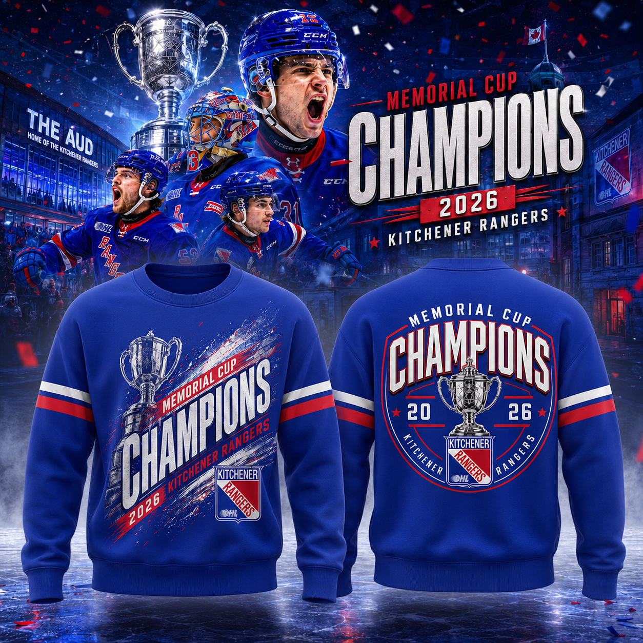 Kitchener Rangers 2026 Championship Legacy Edition Sweatshirt