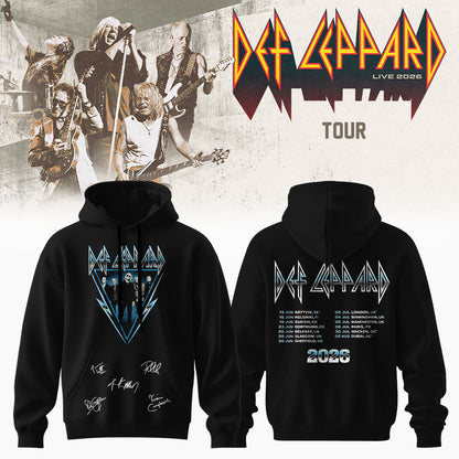 .Def Leppard Live 2026 Limited Edition Signature – Hoodie
