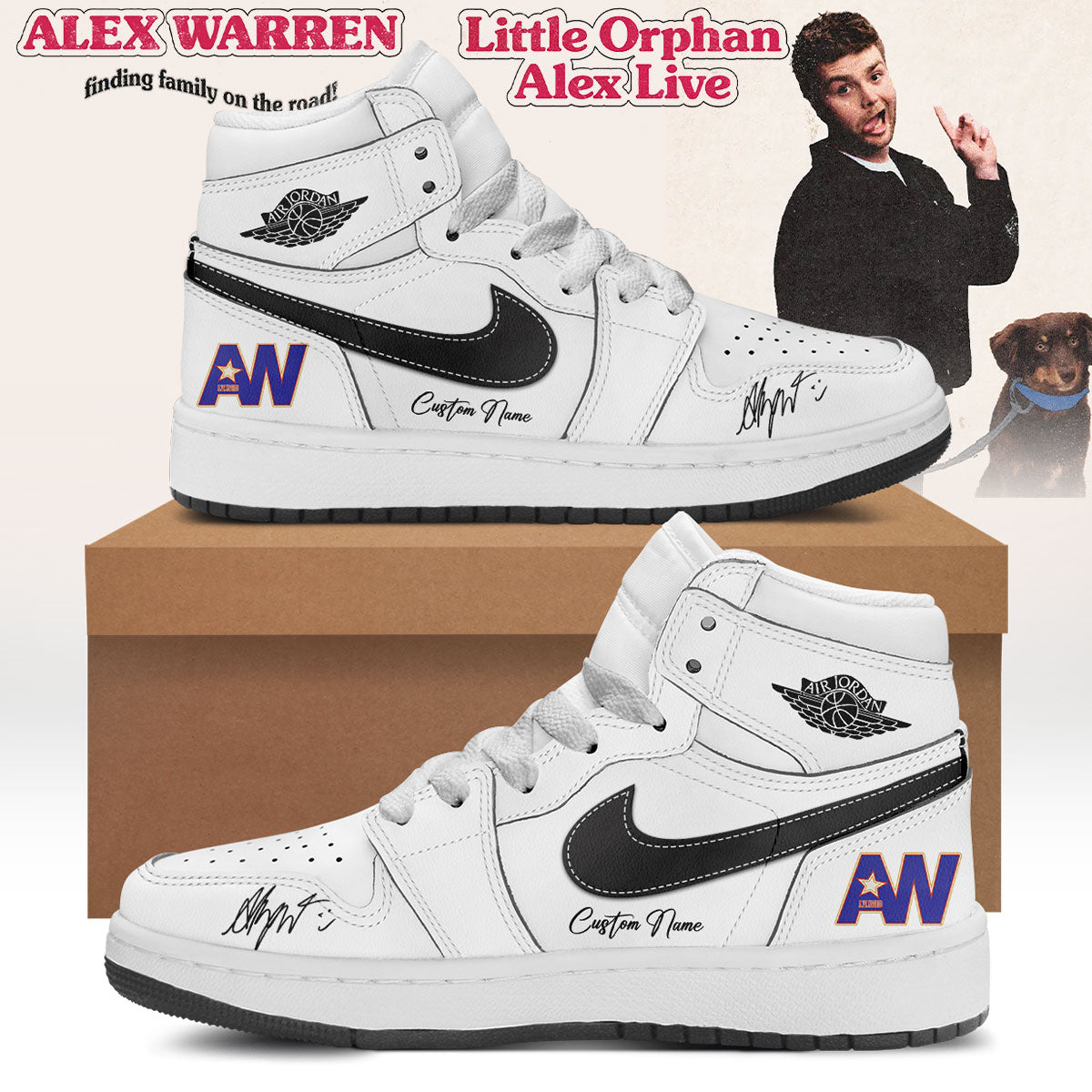 .Alex Warren’s “Little Orphan Alex” Tour Shoes