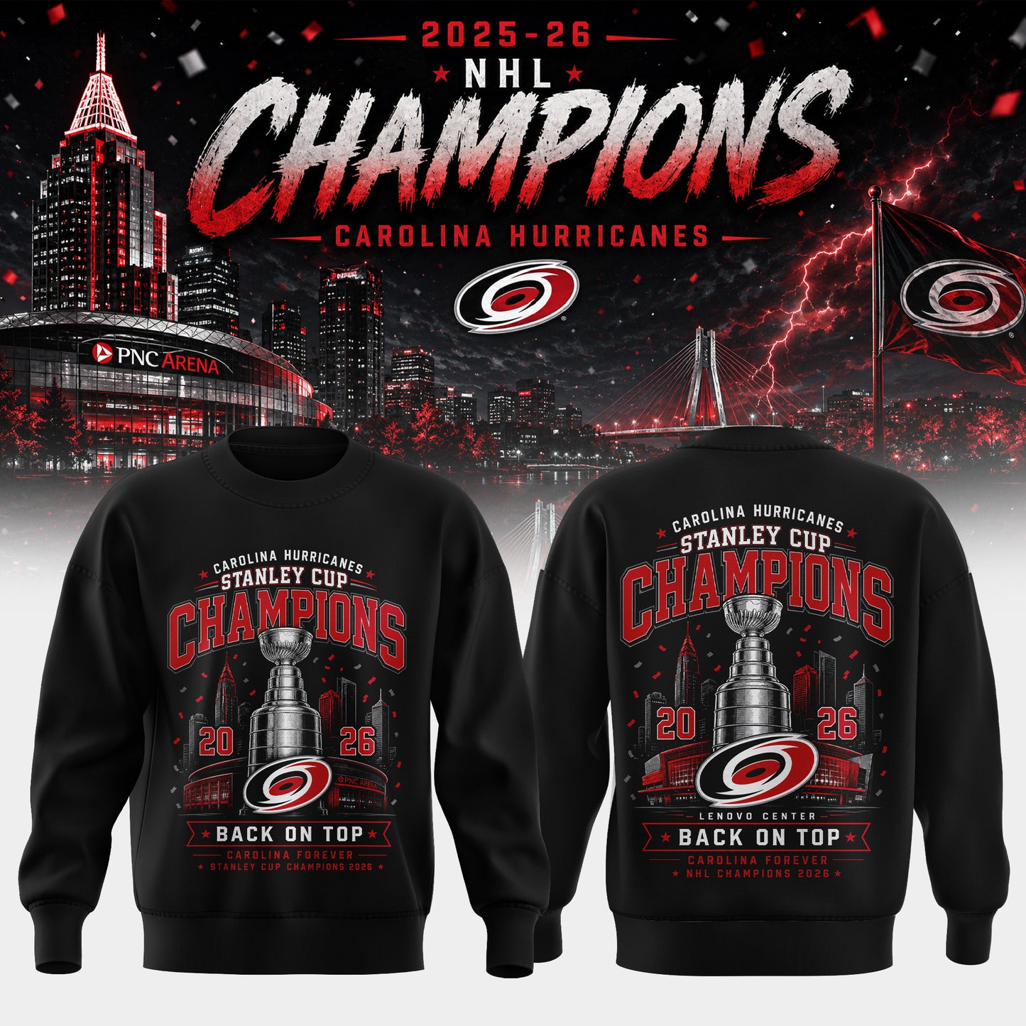 CANIACS 2026 Stanley Cup Champions Sweatshirt