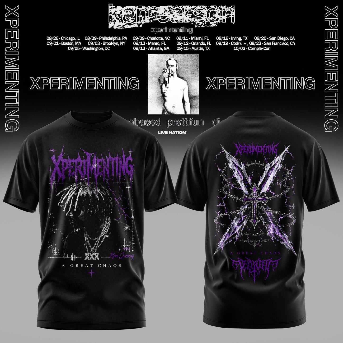 KEN CARSON – XPERIMENTING COLLECTION TEE