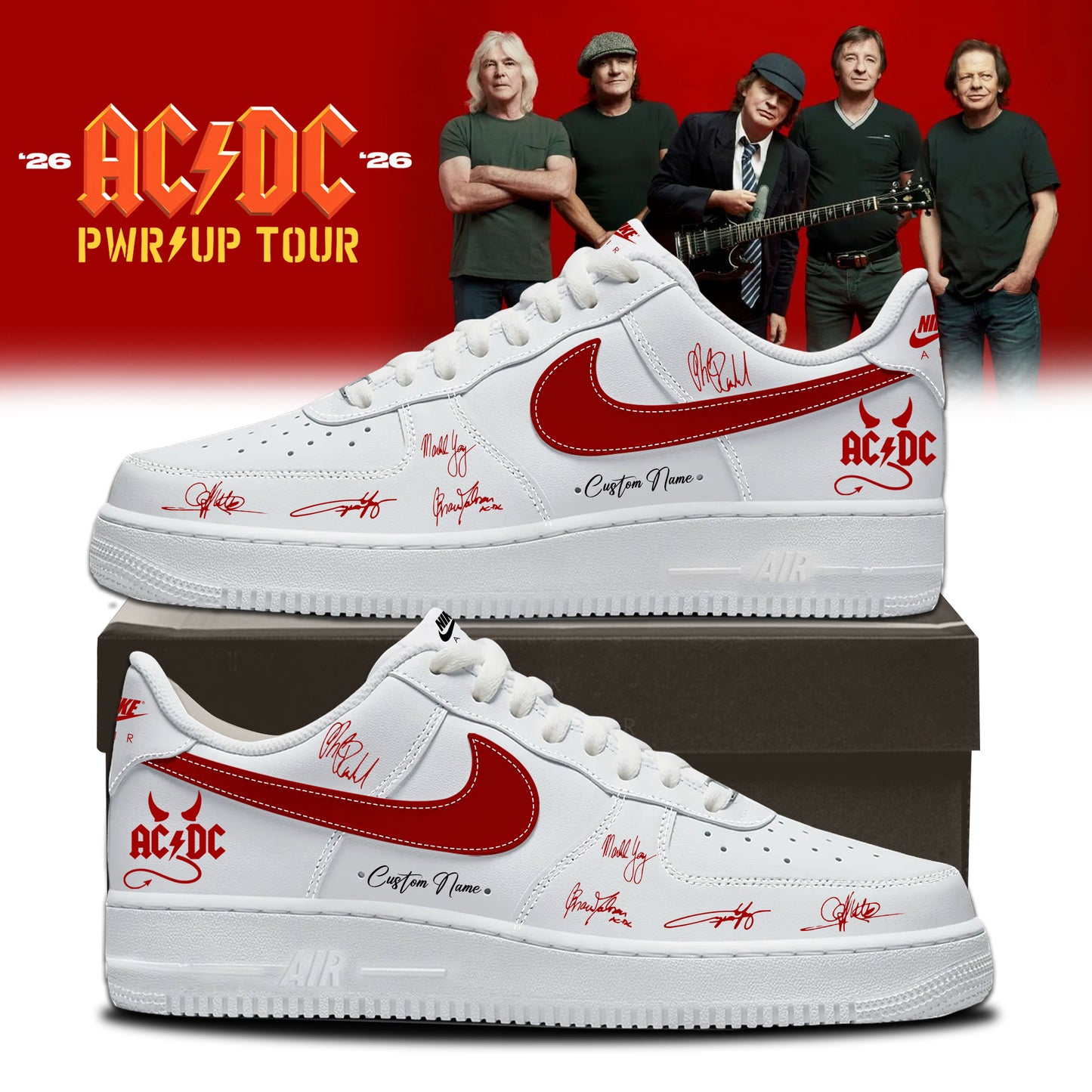 AC/DC ” Power Up Tour ” 2026 – Shoes