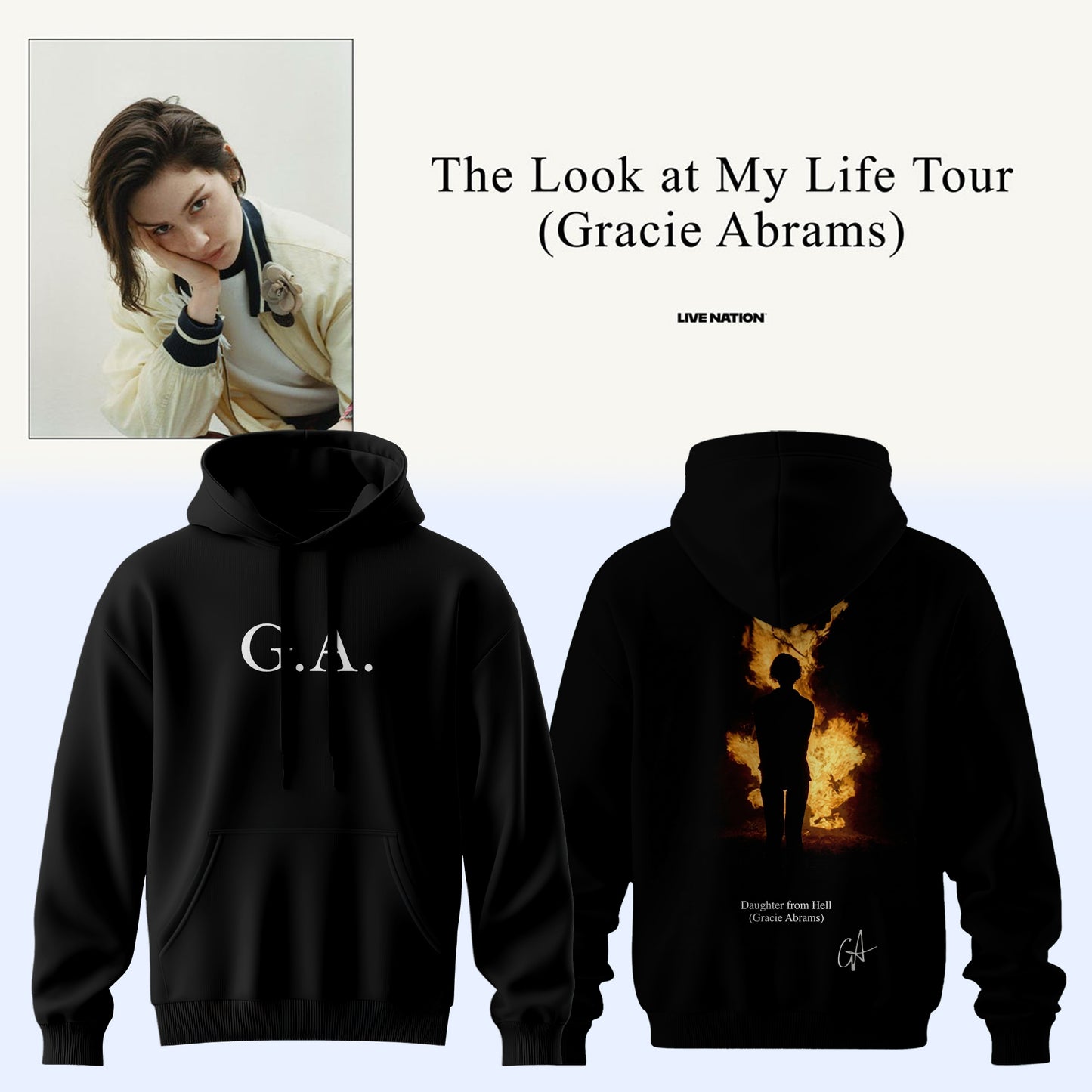 Gracie Abrams Daughter from Hell Signed Hoodie