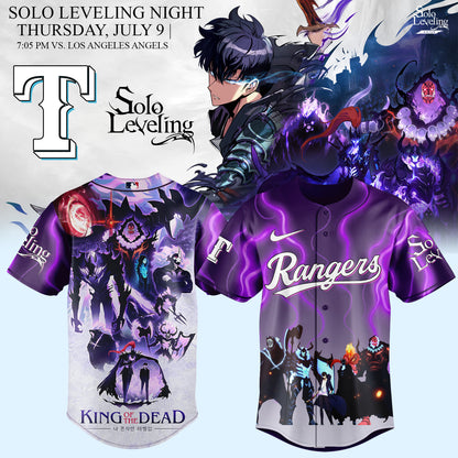 __.Texas Rangers x Solo Leveling Limited Jersey 3