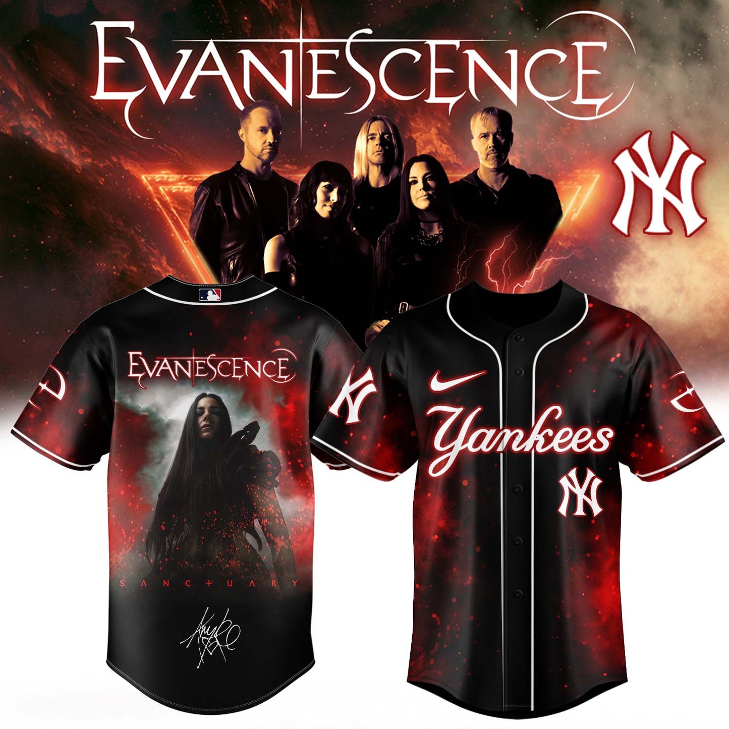 Evanescence “Sanctuary 2026 World Tour” – Jersey